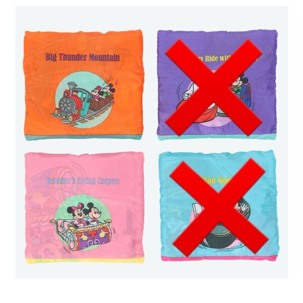 東京ディズニーリゾート エコバッグ ピンク オレンジ 2種セット