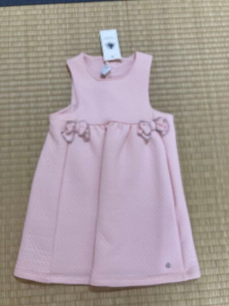 プチバトー PETIT BATEAU ベビー ノースリーブワンピース ピンク 86