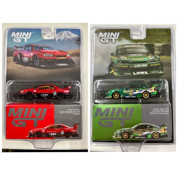 1/64 MINI GT (2点) LBWK ER34&S15