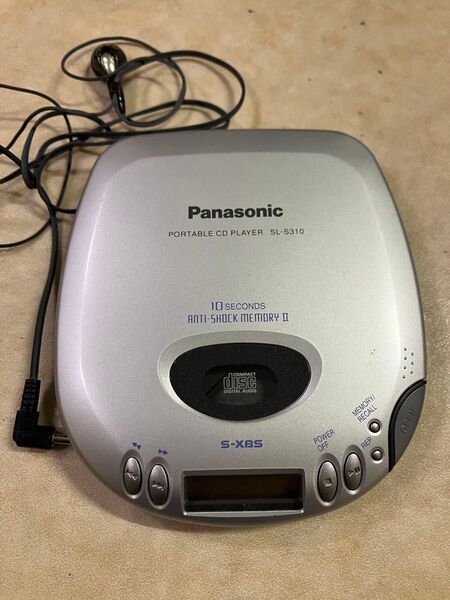 Panasonic ポータブルCDプレーヤー SL-S310 イヤホン付き