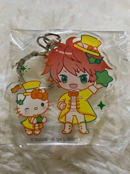 カラフルピーチ じゃぱぱさん&ハローキティ サンリオコラボ アクリルキーホルダー