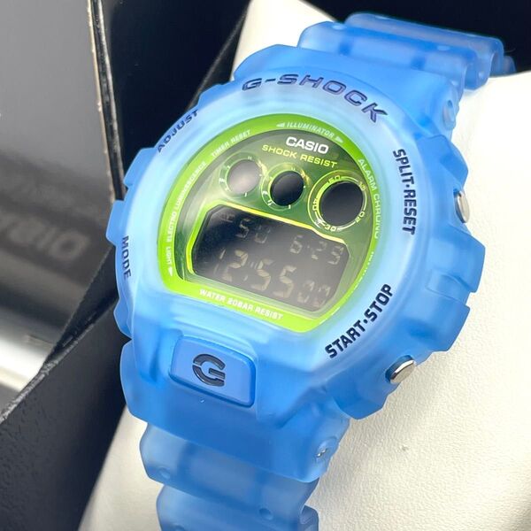 【極美品】CASIO カシオ G-SHOCK Gショック 腕時計 スケルトン クリア デジタル ブルー グリーン 青 廃盤品 完売