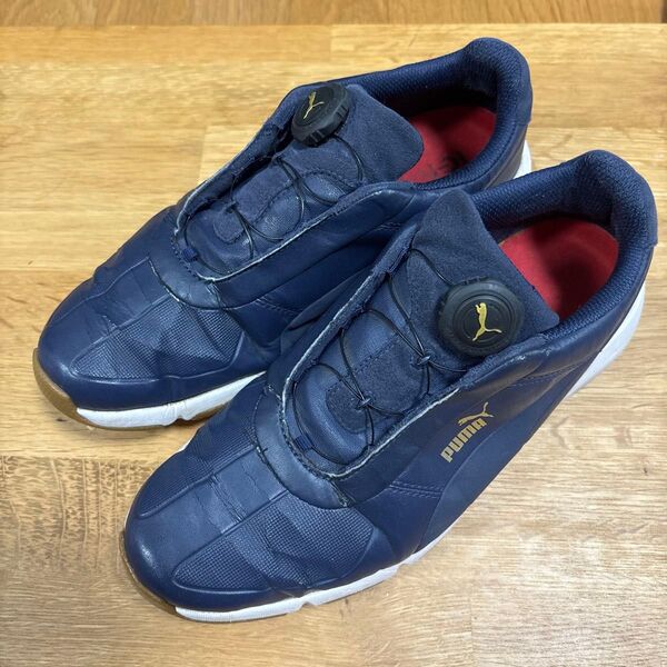 PUMA ゴルフシューズ ディスクタイプ ネイビー