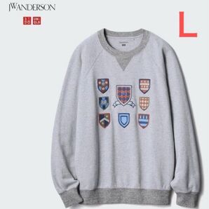 完売! ユニクロ JW ANDERSON コラボ スウェットシャツ L 未使用 JWアンダーソン グレー