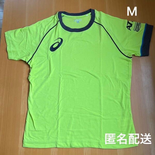 ASICS アシックス メンズ 紳士 ジュニア トレーニングウェア 陸上 トップス 半袖Tシャツ クルーネック ロゴマーク入り M