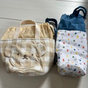 ランチバッグ&ペットボトルカバー 2個セット ミッフィー