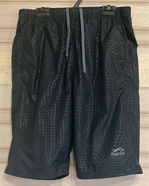 ワークマン★Find-Out★ショートパンツ L ラティスブラック 中古品