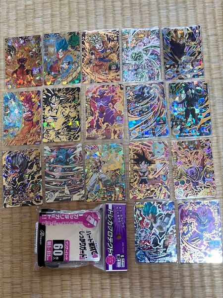 ドラゴンボールヒーローズURまとめ売り 16枚(追加済み)+スリーブ付き