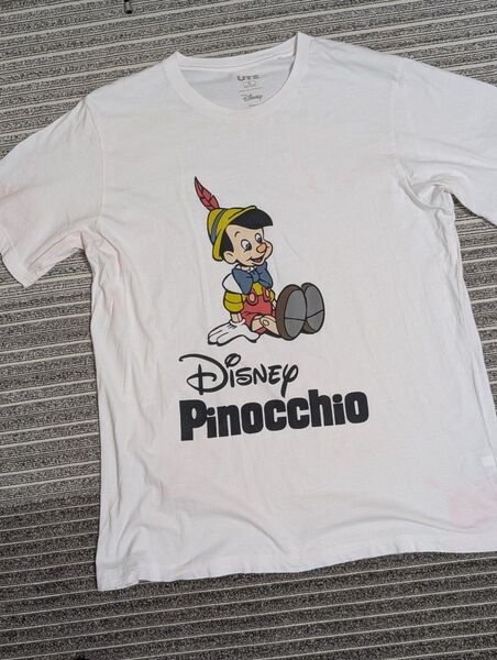 ディズニー ピノキオ ユニクロ Tシャツ XL 難あり