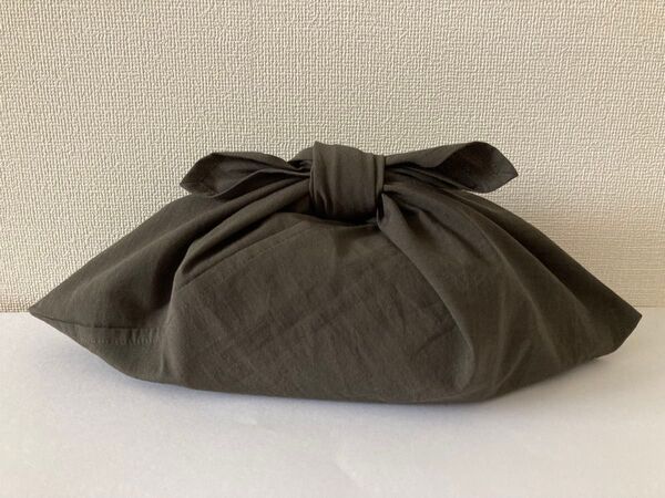あずま袋(918)カーキ 綿麻生地 お弁当袋 内袋 ハンドメイド