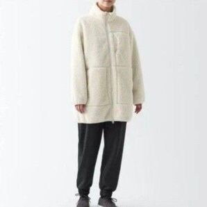 無印良品 防風フリース コート