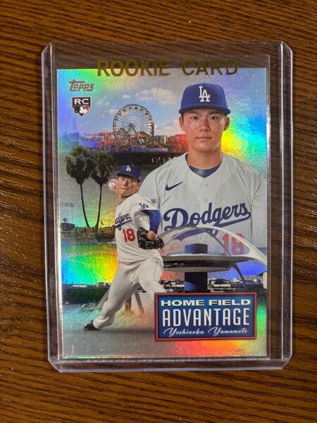 山本由伸 ルーキーカード Topps MLB ロサンゼルス・ドジャース RC