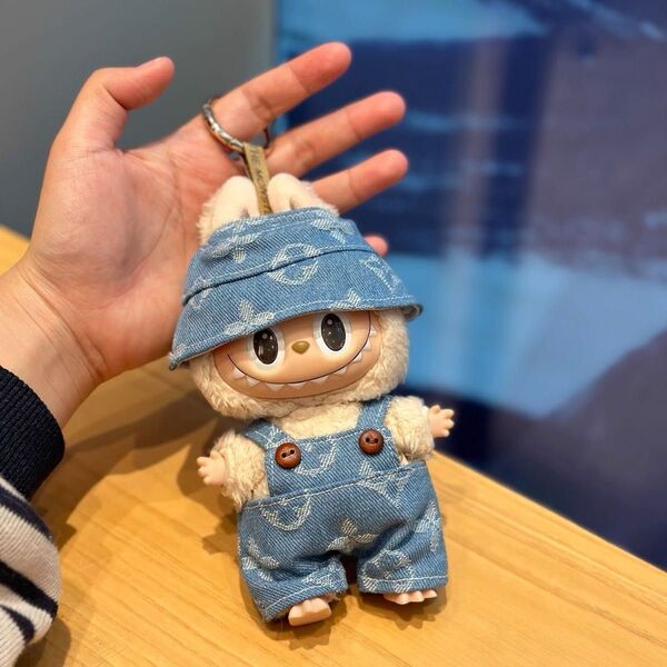 ロゴ入り ぬい 服 ラブブ 着せ替え labubu
