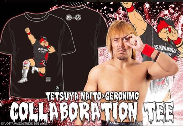 闘魂ショップ限定内藤哲也キン肉マンコラボジェロニモTシャツXLロスインゴ武藤敬司ぴょんすけ
