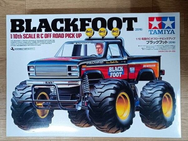 絶版品!未組立品! タミヤ1/10RC ブラックフット (2016) 58633 新品サーボ、ESC、フルベアリング付き