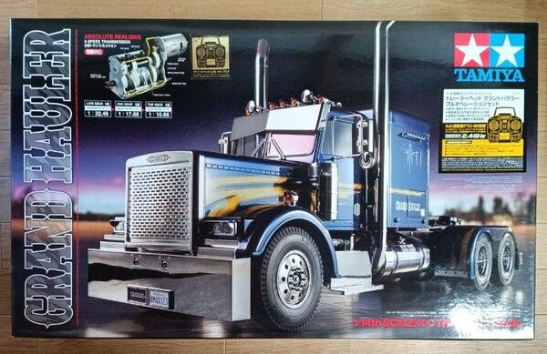 希少!完全新品未開封品1/14RC トレーラーヘッド グランドハウラー フルオペレーション 56343 TTU-09プロポ