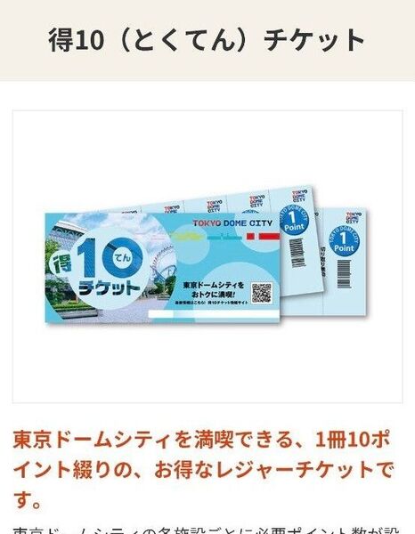 得10チケット 4冊