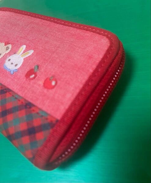 ファミリアのカードケース・コインケース 財布 じゃばら ファミリアチェック くまさん りんご うさぎ