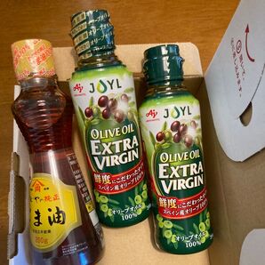 ごま油1本 jオイルエキストラバージンオリーブオイル2
