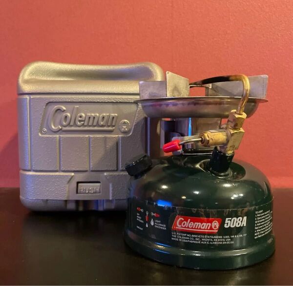 Coleman シングルバーナー 508A ケース付き