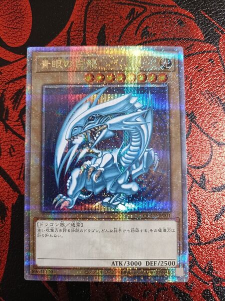 【美品】遊戯王 青眼の白龍 クオシク 25thシークレット クォーターセンチュリーシークレットレア 日本版