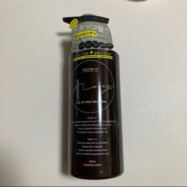 noiry ノアリーオールインワンシャンプー 380ml ノンシリコン アミノ酸系 リンスインシャンプー 1本