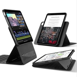 ESR iPad Air 13インチ ケース (M3/M2、2025/2024モデル)専用 Shiftシリーズ ブラック