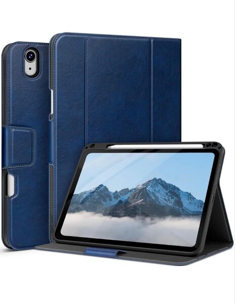 auaua iPad Air 11インチ ケース M3/M2 (2025/2024) オートスリープ対応 (ブルー)