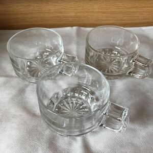 昭和レトロ☆マグカップ型グラス 3個セット