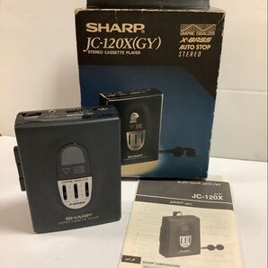 未使用 レトロ シャープポータブルカセット JCー120X