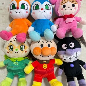 アンパンマン ぬいぐるみ ふわりんスマイルぬいぐるみ バイキンマン メロンパンナちゃん コキンちゃん ドキンちゃん あかちゃんマン