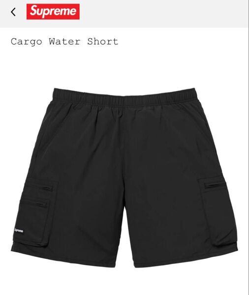 Mサイズ/Supreme / Nylon Cargo Water Short Black
