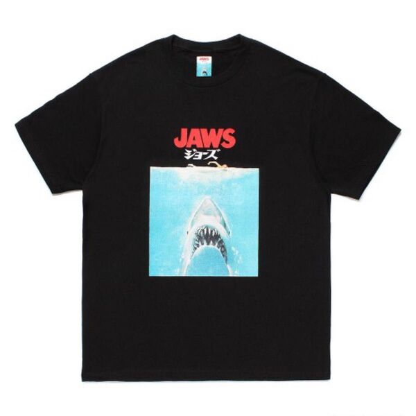 Mサイズ/JAWS / CREW NECK T-SHIRT / BLACK Tシャツ