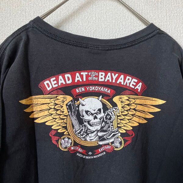 【超レア】横山健 kenyokoyama DEADATBAYAREA 限定T Tシャツ 黒 90s 古着
