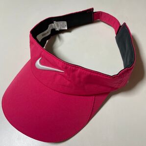 NIKEレディースサンバイザー スポーツ キャップ 帽子 ゴルフ