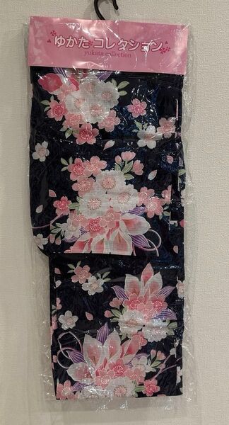 浴衣 レディース 濃紺 花柄 夏 おび工房