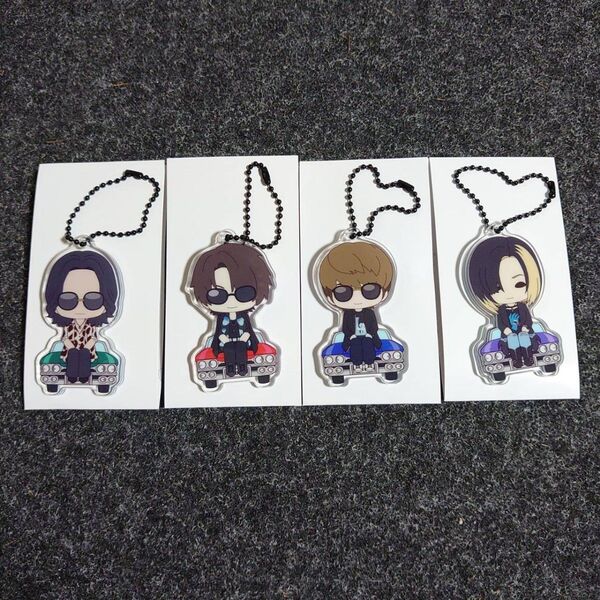 GLAY すわりんこアクリルキーホルダー ステッカー付