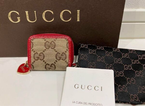 新品未使用 レア◆ GUCCI グッチ GGキャンバス コインケース(小銭入れ)