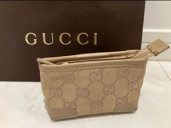 GUCCI グッチ GG柄 コインケース キャンバス/レザー レディース