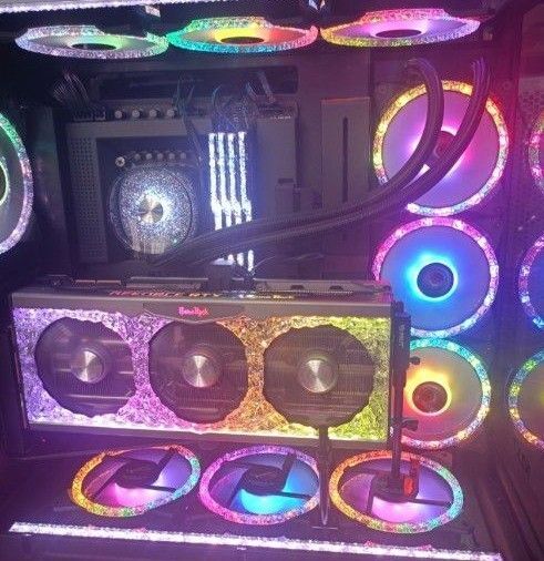 クリスタルゲーミングPC(NZXTケース使用)