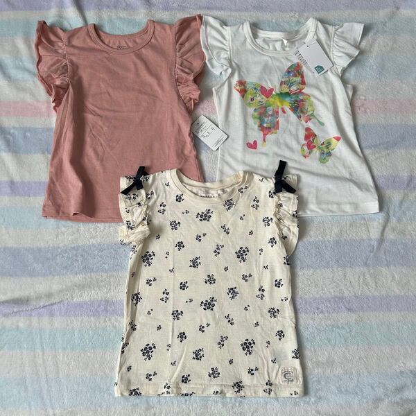 ノースリーブ 110cm 3枚セット 西松屋 conoco Tシャツ トップス