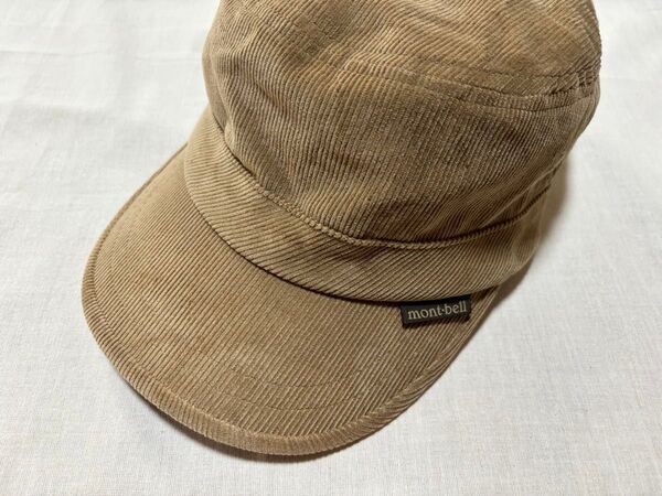 モンベル ワークキャップ レディースS/M コーデュロイ キャンプ