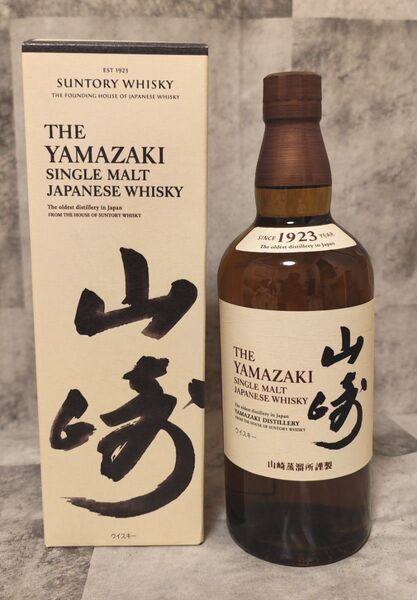 サントリー 山崎 NV シングルモルトウイスキー 箱付き 白州