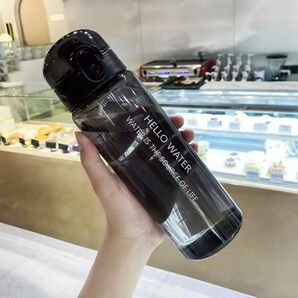 水筒 ウォーターボトル 直飲み マグボトル タンブラー 熱中症対策 水分補給 シンプル 韓国 マイボトル ブラック 黒