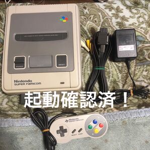 任天堂 スーパーファミコン本体 一式 SHVC-001 起動確認済 起動確認画像あり