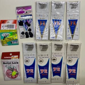 ウキゴム、丸セイゴ針等まとめて 釣具