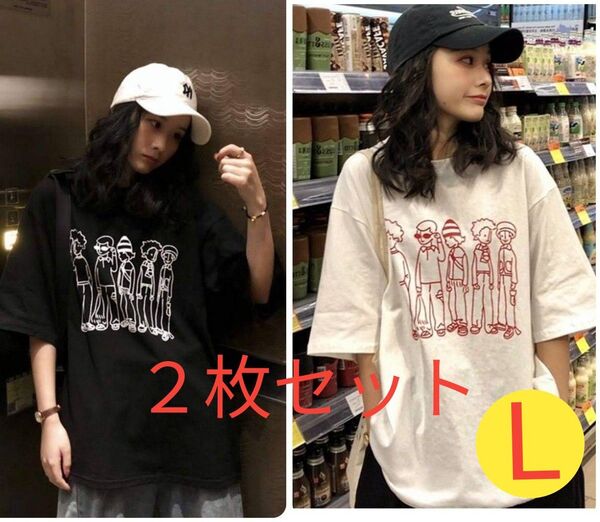 レディース tシャツ 2枚セット おしゃれ かわいい 半袖 ゆったり 人気