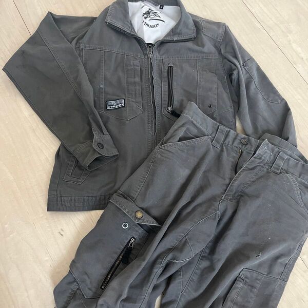 作業着 上下セット セットアップ 作業服