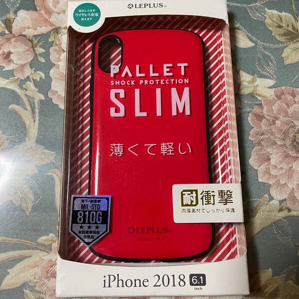 iPhone ケース カバー 耐衝撃薄型ハイブリッドケース PALLET Slim 軽量設計 iPhone2018 6.1インチ
