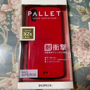 Xperia XZ/XZs SO-03J/SOV35/SoftBank 耐衝撃ケース PALLET スマホケース レッド 赤